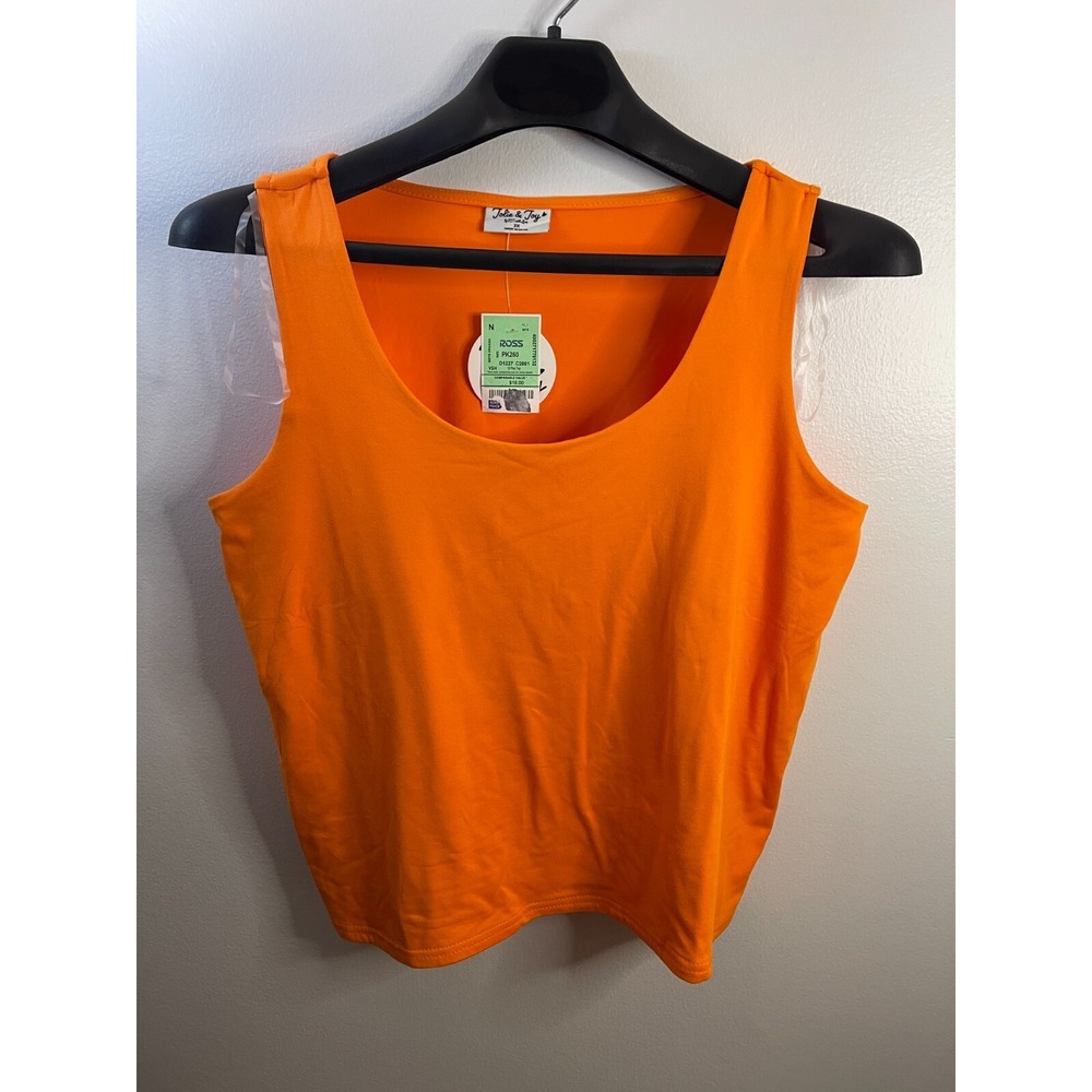 Jolie & Joy Tank Top Orange Size 2X NWT